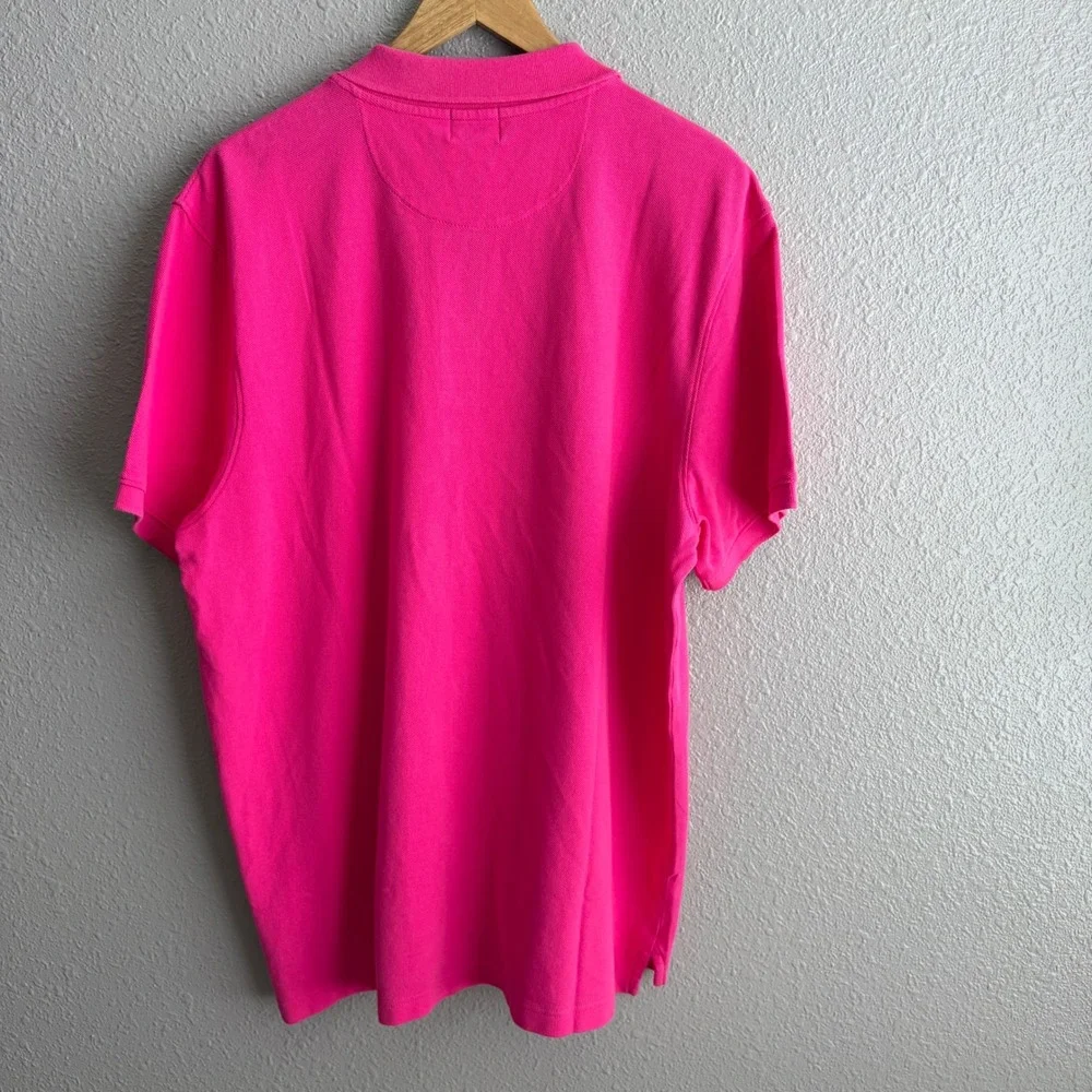 NEW J. Crew Oarsman Pink Short Sleeve Cotton Polo Shirt XL - NWT